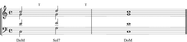 Partitura evitacin bajada de tono