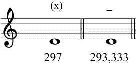 Partitura variantes segundo grado